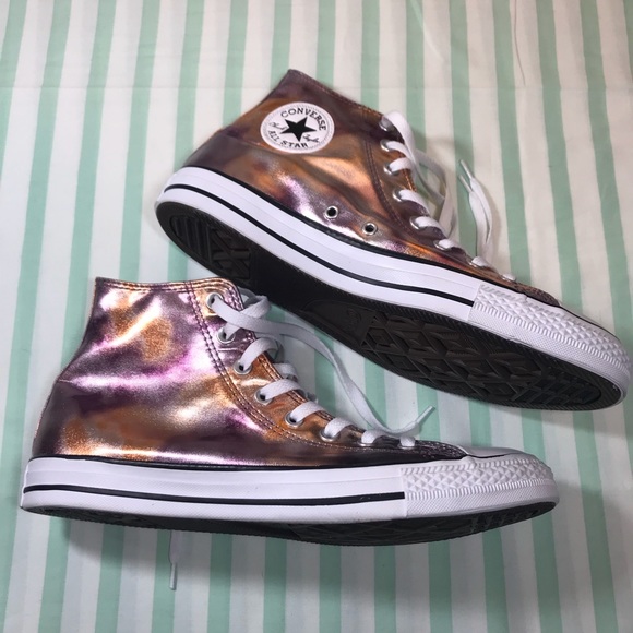 metallic purple converse